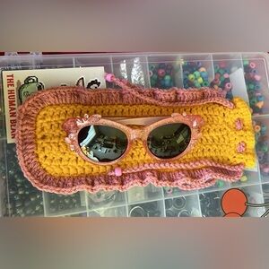 Crocheted Drawstring Pouch ☀️